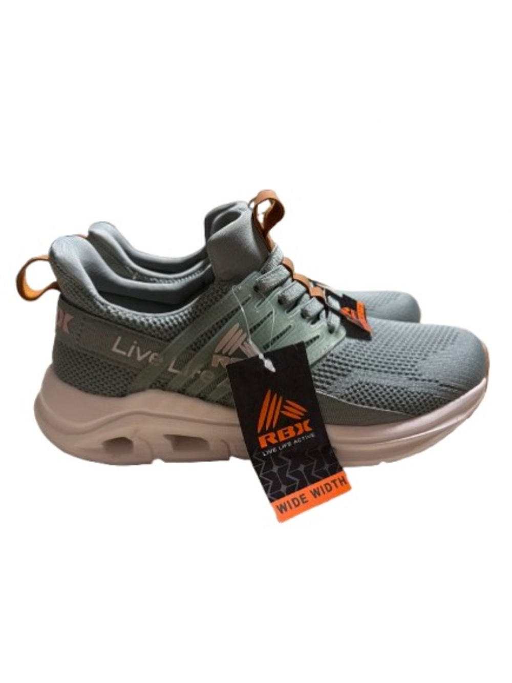 RBX Live Edge Woman Light Green Athletic Sneakers - Wide Width Size 7 NWT